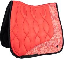 Cuscinetto da sella HKM Savona, rosso, eventing