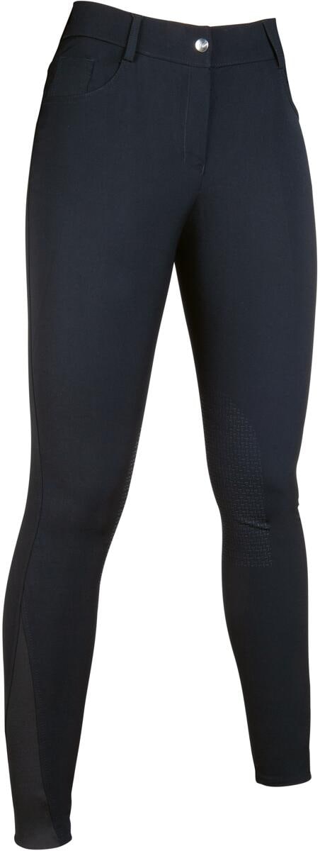 HKM Sunshine Reithose, Silikon-Kniebesatz, schwarz, 44