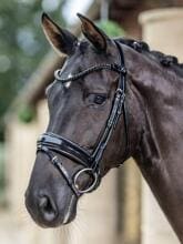 Briglia da dressage LeMieux Kudos Patent, nera, X-Full