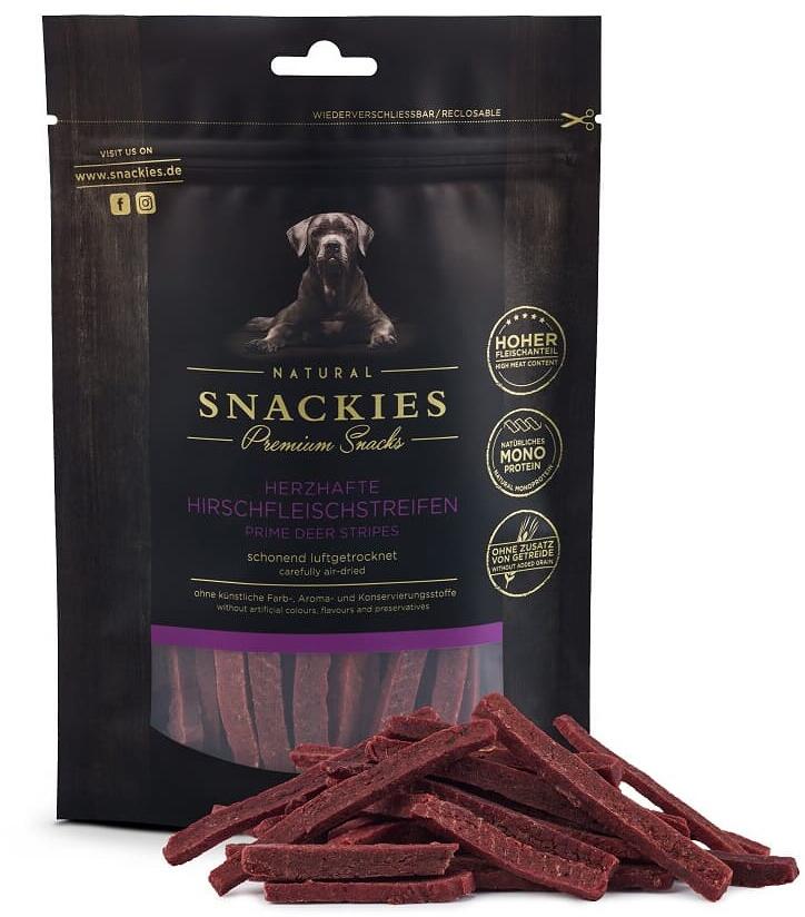 Snackies herzhafte Hirschfleischstreifen, 170g