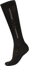 Calze da equitazione ELT Merino, nere