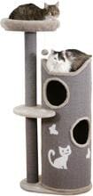 KERBL Pet Tiana scratching post, grey, 70x56x130cm