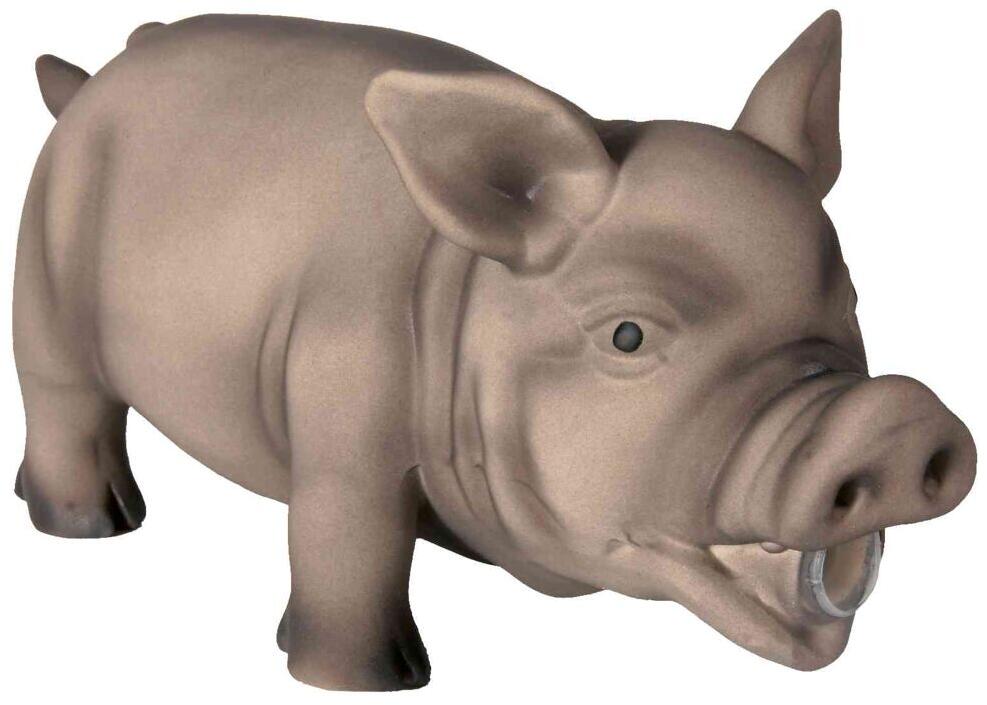 Trixie Schwein, Tierstimme, Latex/Polyestervlies, 21cm, farblich sortiert