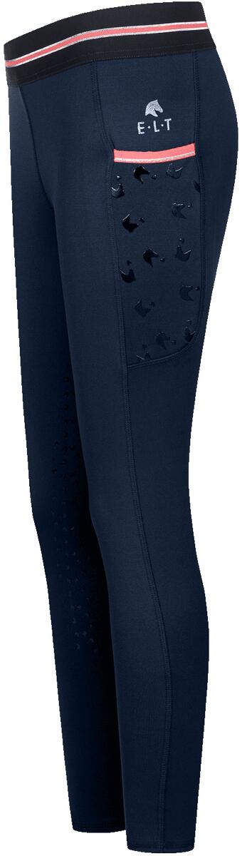 ELT Lucky Leni Kids Thermo-Reitleggings, nachtblau, 128