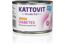 Kattovit Diet Diabetes Nassfutter mit Huhn, 12x185g
