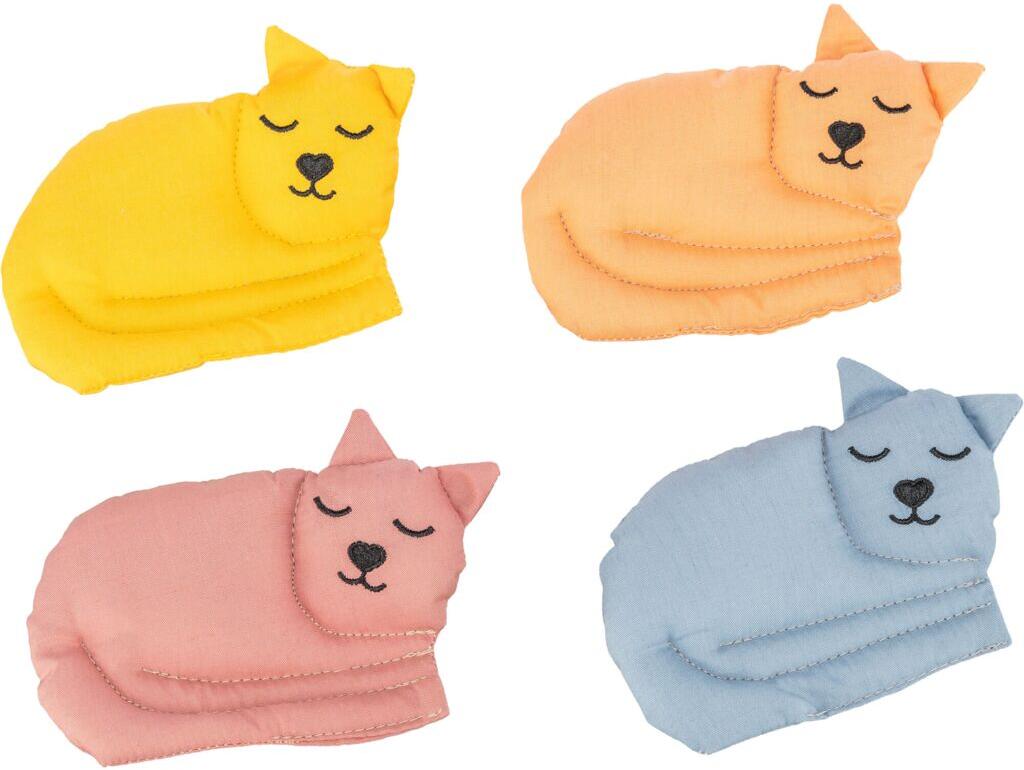 Trixie Baldrian Katze, Stoff, farblich sortiert, 13cm