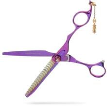 Kenchii Rosa Poodle Modellierschere, 44er