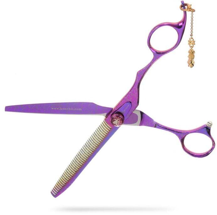 Kenchii Rosa Poodle Modellierschere, 44er