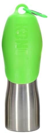 KONG H2O Edelstahlflasche mit Napf, 750ml, grün