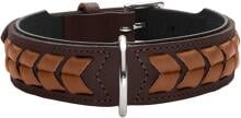 Collare HUNTER El Paso, marrone scuro/nero, taglia M-L, 60 cm