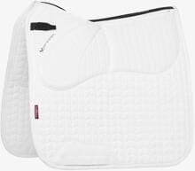 Sottosella da dressage LeMieux ProSorb Plain a 2 tasche, bianco, L