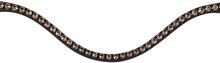 HKM Passion browband, amber, thoroughbred