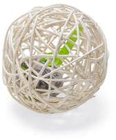 Karlie Weidenholz Katzenspielzeug Ball mit Maus, 10cm