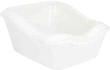 Trixie Cleany Cat Katzentoilette, mit Rand, 45x29x54cm, weiß