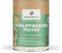 Paws & Patch Grünlippmuschel Pulver | für Hunde, Katzen & Pferde | Nahrungsergänzung