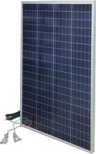 Set solare KERBL Hobbyfarming con regolatore di carica, 100W, 12V DC