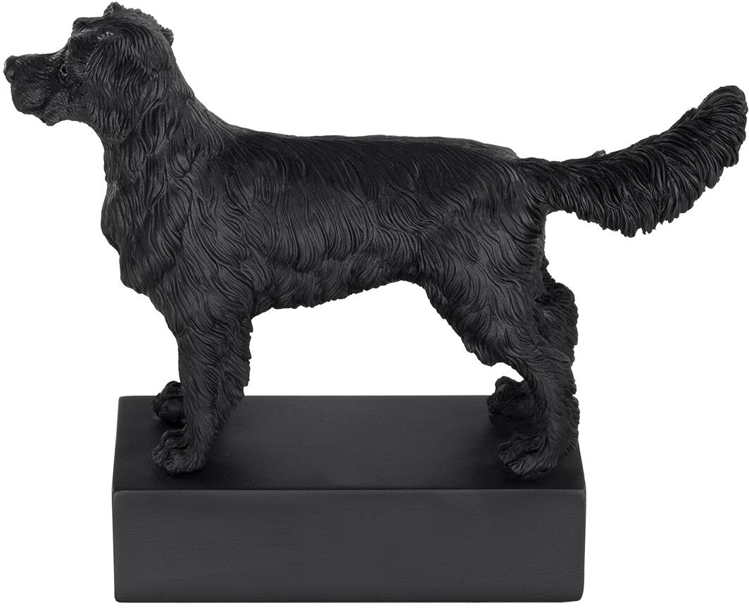 Happy House Hunderassen Skulptur, schwarz, Golden Retriever