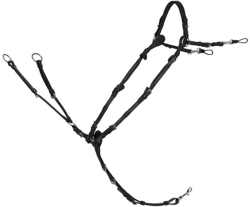 Schockemöhle Sevilla Select SP Vorderzeug, black/silver, WB