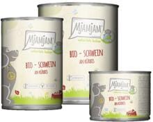 Mjamjam BIO Nassfutter mit Schwein & Kürbis