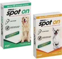 Shield ON SpotOn for dogs, plant-based, 5x2.5ml