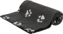 Coperta Trixie Barney, in pile, 150x100cm, nero/beige