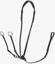 Martingala da corsa LeMieux Kudos, marrone/argento, pony