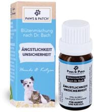 Paws & Patch Blütenmischung nach Dr. Bach | Ängstlichkeit & Unsicherheit | 10 g Nahrungsergänzung