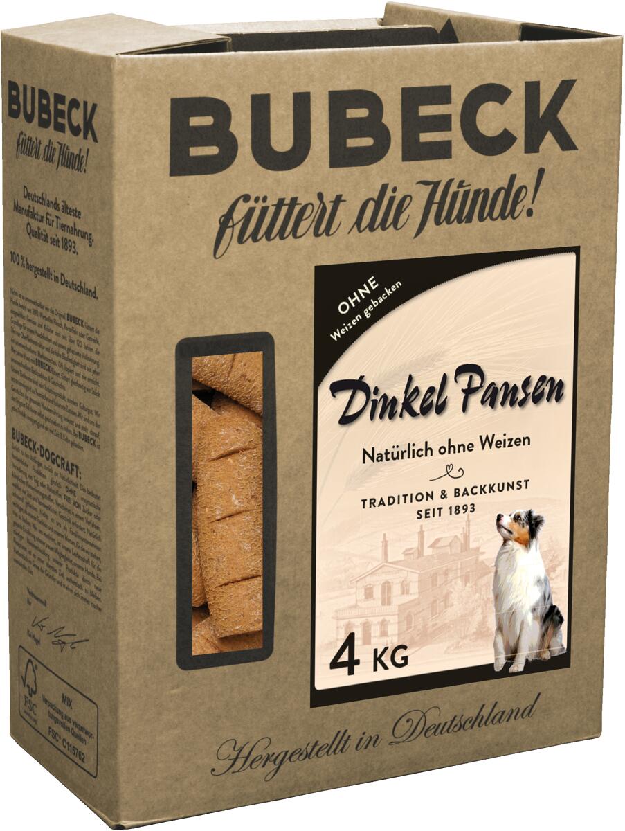 Bubeck Dinkelpansenbrot Hundekuchen, 4kg