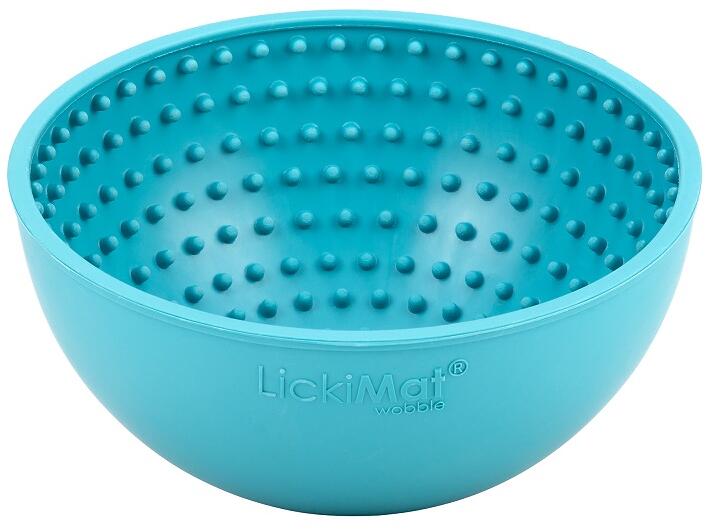 LickiMat Wobble Schlecknapf, ø16cm, turquoise