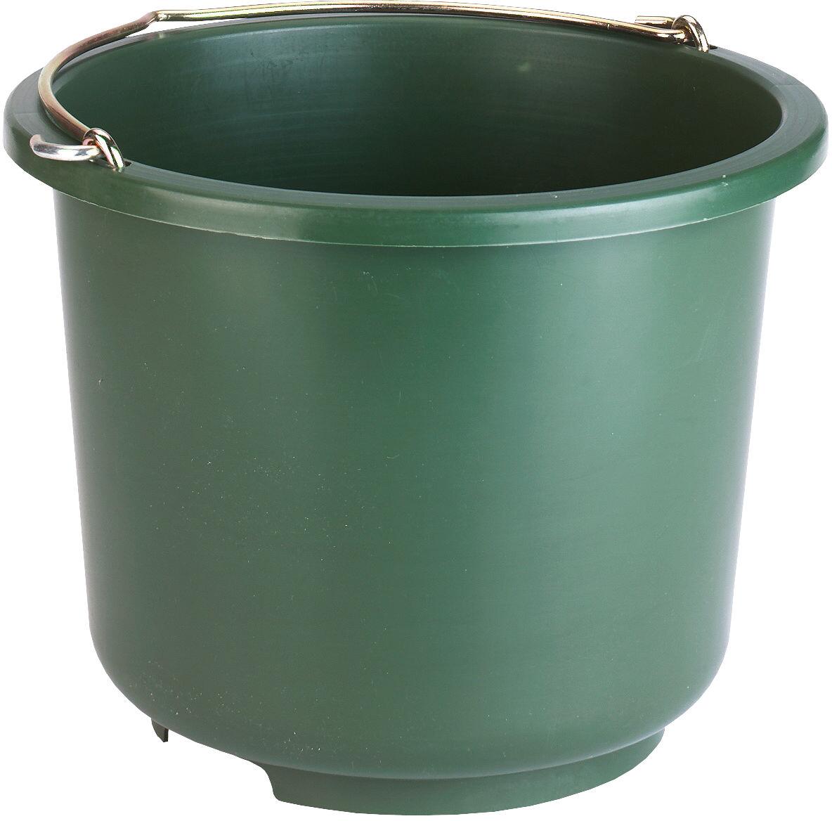 KERBL Stall- und Baueimer, olivgrün, 12L
