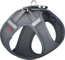Pettorina per cani Red Dingo Mesh, grigio freddo, M, 38-43 cm