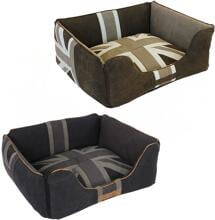 Happy House Flag Basket, rectangular