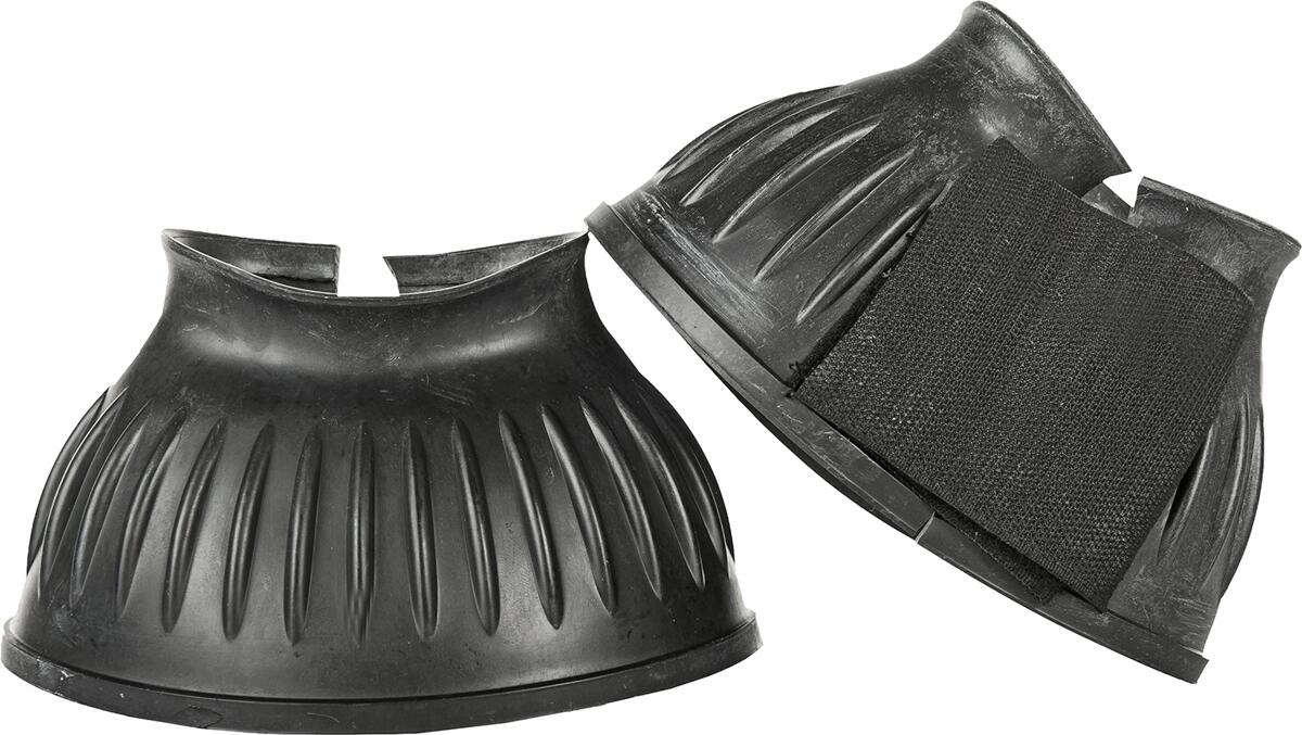 HKM Atlanta Gummi Springglocken, schwarz, S, 2 Stück