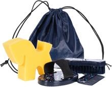 Set da toelettatura HKM Hobby Horsing, navy con motivo a stella