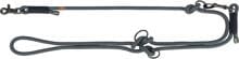 Trixie Soft Rope V-leash, black/grey, XS-S, 2m/ø6mm