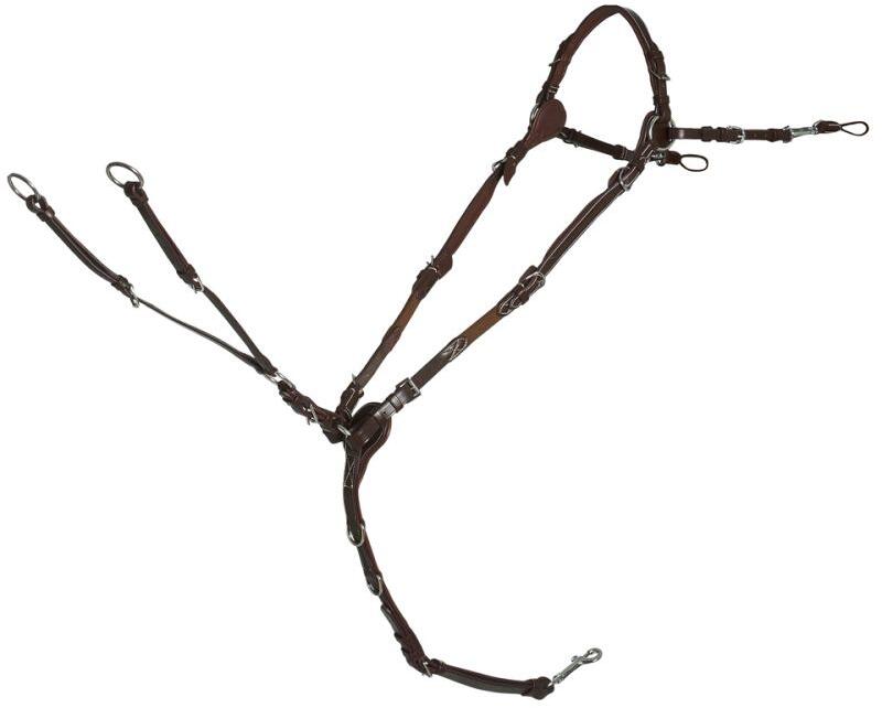 Schockemöhle Sevilla Select SP Vorderzeug, espresso/cream/silver, VB
