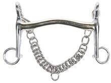 HKM baby curb bit, Argentan, 16mm, gambo 7cm, 15,5cm
