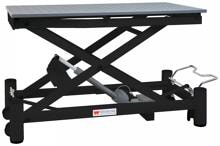 Wesseling Stabilo Elite Schertisch, schwarz, 120x65cm, Handschaltung