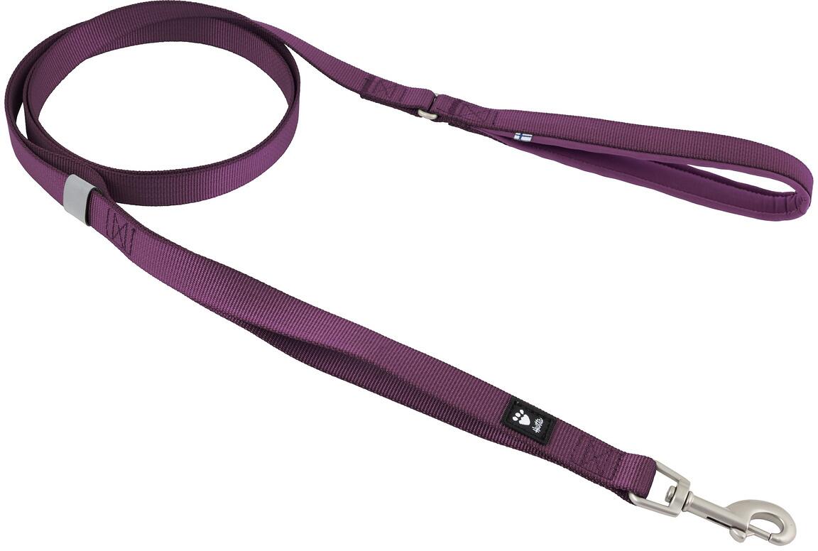 Hurtta Weekend Warrior Standard Hundeleine, eggplant, 180cm/20mm