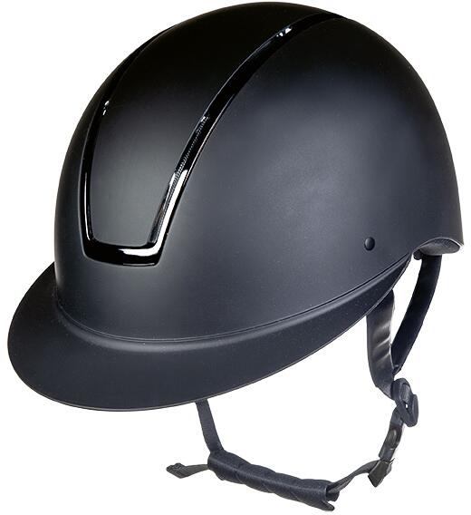 HKM Lady Shield Reithelm, schwarz/schwarz glänzend, M/55-57cm
