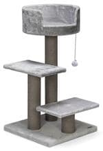 beeztees SCRATCH MOUSE SERPA FIGO GREY 50X50X92