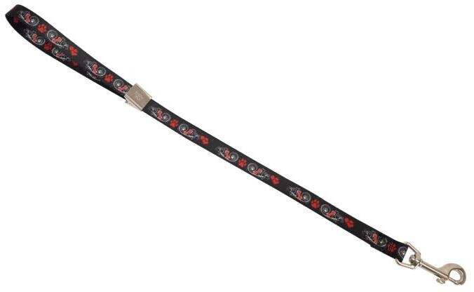 Show Tech Halteschlaufen mit Pfotenabdruck, 45cm, schwarz