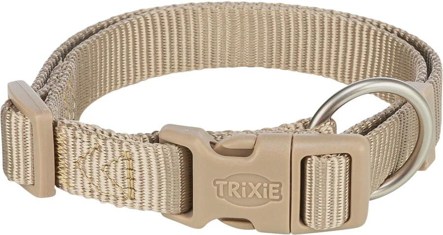 Trixie Premium Halsband, sand, L-XL, 40-65cm/25mm