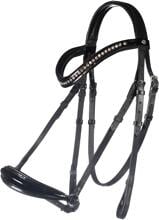 HKM Carolin Snaffle, black, pony
