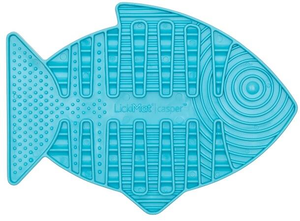 LickiMat Casper Futtermatte, 22x16cm, turquoise