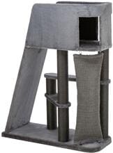 Trixie Active Kratzbaum mit Kletterrampe, grau, 122cm
