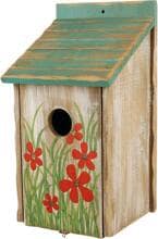 Trixie nesting box, painted, wood, 15x28x14cm, ø3.3cm