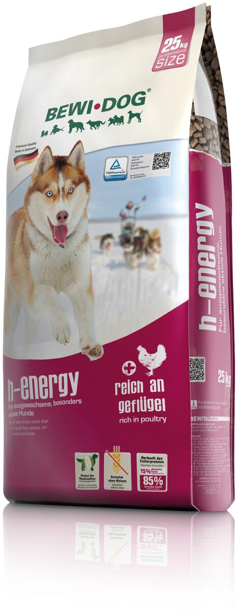 BEWI-Dog H-Energy Trockenfutter, 25kg