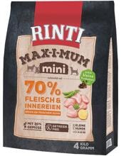 Rinti Max-i-Mum MINI Adult | mit Huhn | 4 kg getreidefreies Hundefutter