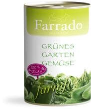 Farrado Grünes Gartengemüse Ergänzungsfutter, 12x400g